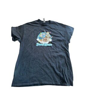 Scare Of Bears XL Black Gildan Heavy Cotton T-Shirt Halloween Graphic Design